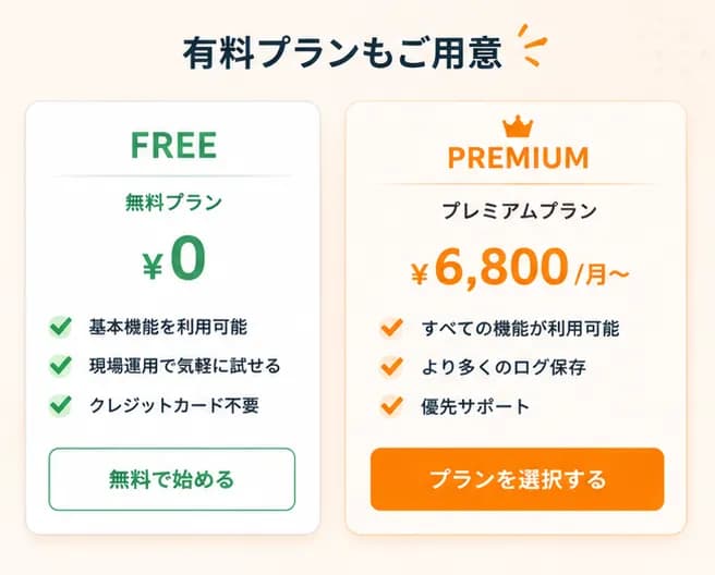 有料プランもあります